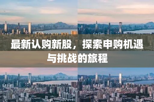 最新认购新股，探索申购机遇与挑战的旅程
