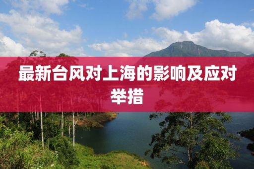 最新台风对上海的影响及应对举措