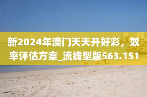 新2024年澳门天天开好彩，效率评估方案_流线型版563.151