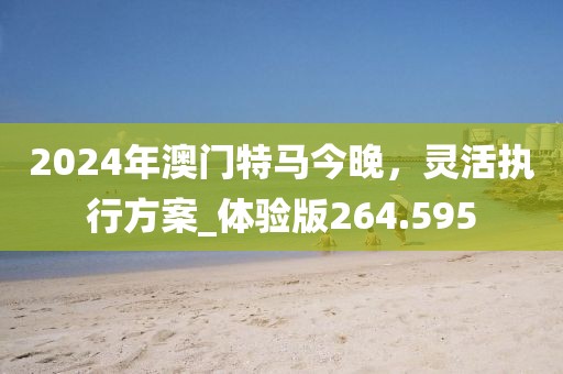 2024年澳门特马今晚，灵活执行方案_体验版264.595