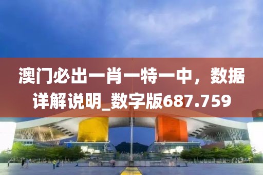 澳门必出一肖一特一中，数据详解说明_数字版687.759