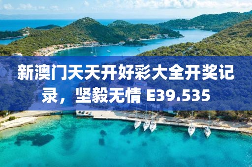 新澳门天天开好彩大全开奖记录，坚毅无情 E39.535