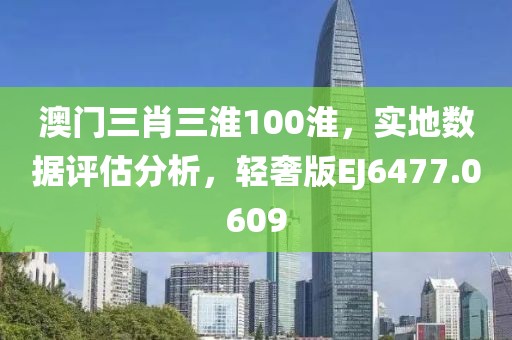 澳门三肖三淮100淮，实地数据评估分析，轻奢版EJ6477.0609