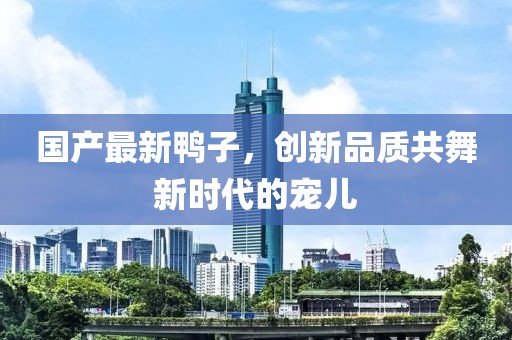国产最新鸭子，创新品质共舞新时代的宠儿