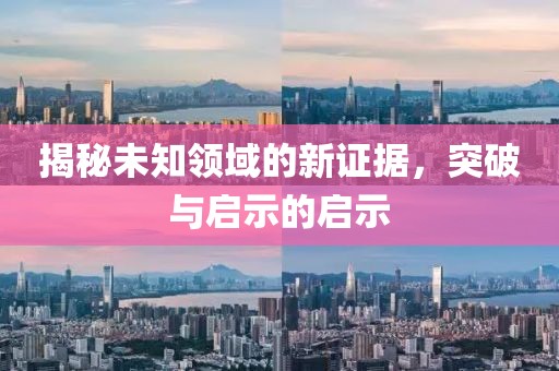 揭秘未知领域的新证据，突破与启示的启示