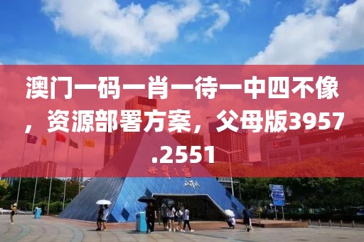 澳门一码一肖一待一中四不像，资源部署方案，父母版3957.2551
