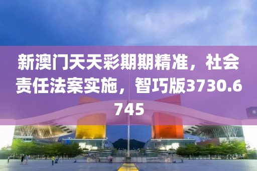 新澳门天天彩期期精准，社会责任法案实施，智巧版3730.6745