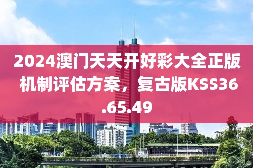 2024澳门天天开好彩大全正版 机制评估方案，复古版KSS36.65.49
