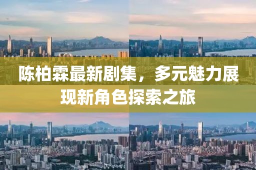 陈柏霖最新剧集，多元魅力展现新角色探索之旅