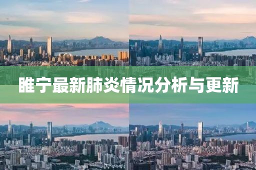 睢宁最新肺炎情况分析与更新