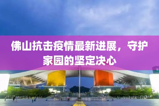 佛山抗击疫情最新进展，守护家园的坚定决心