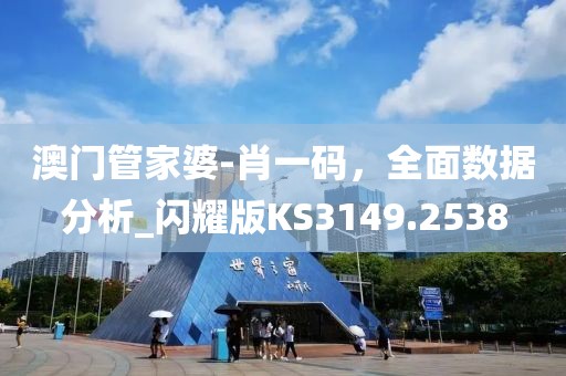 澳门管家婆-肖一码，全面数据分析_闪耀版KS3149.2538