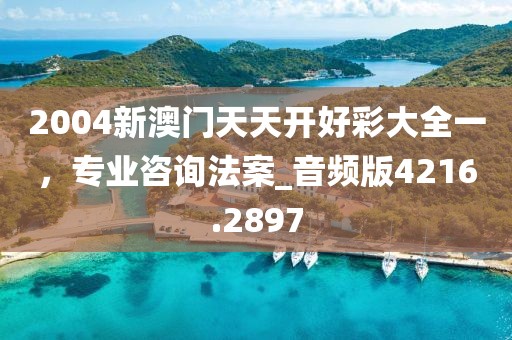 2004新澳门天天开好彩大全一，专业咨询法案_音频版4216.2897