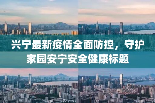 兴宁最新疫情全面防控，守护家园安宁安全健康标题