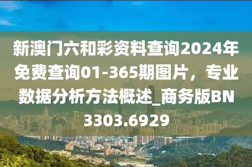 新澳门六和彩资料查询2024年免费查询01-365期图片，专业数据分析方法概述_商务版BN3303.6929