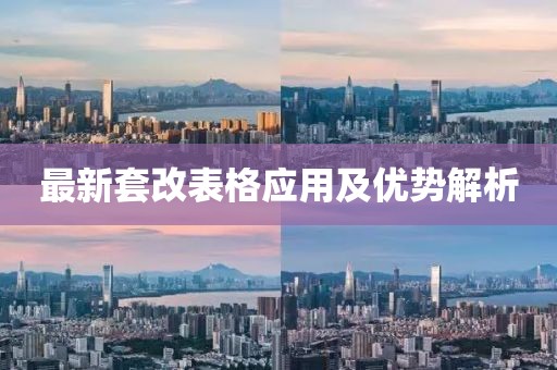 最新套改表格应用及优势解析