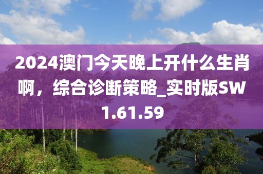 2024澳门今天晚上开什么生肖啊，综合诊断策略_实时版SW1.61.59
