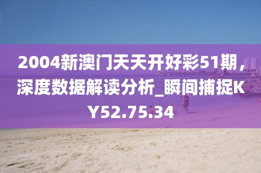 2004新澳门天天开好彩51期，深度数据解读分析_瞬间捕捉KY52.75.34
