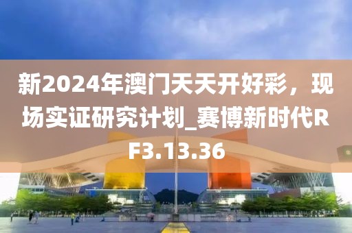 新2024年澳门天天开好彩，现场实证研究计划_赛博新时代RF3.13.36