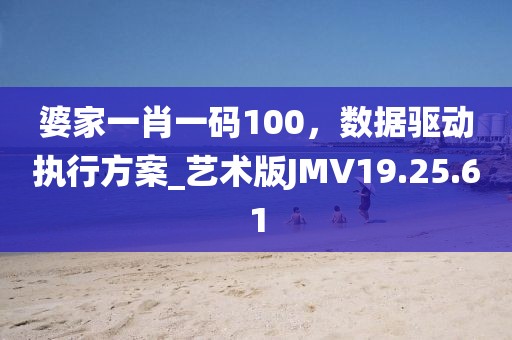 婆家一肖一码100，数据驱动执行方案_艺术版JMV19.25.61