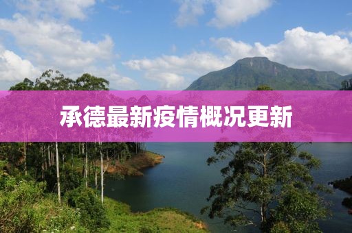 承德最新疫情概况更新